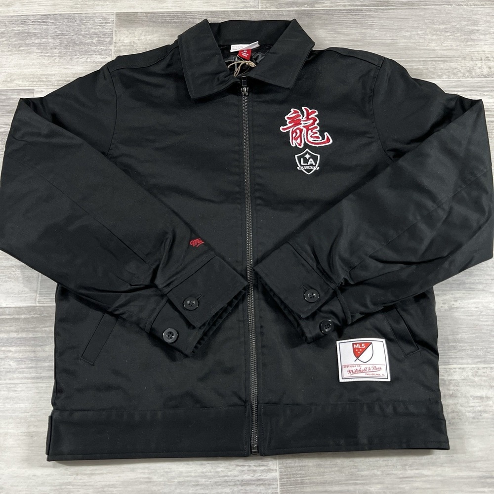 Mitchell & Ness MLS Asian Heritage Canvas Jacket Los Angeles Galaxy Size Large